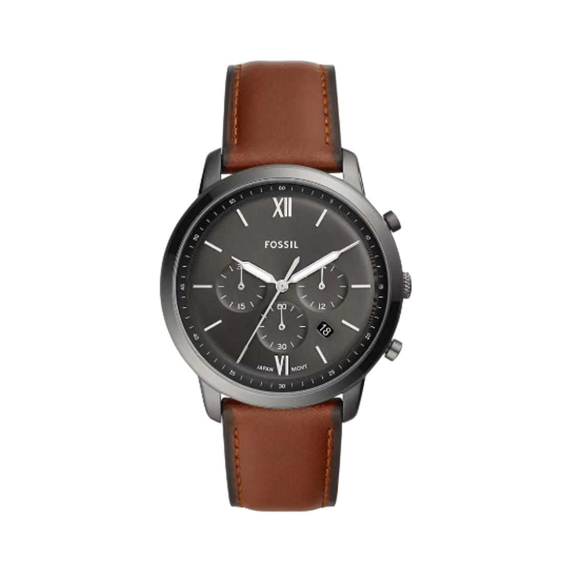 FS5512 Fossil Neutra Chronograph 44mm Leather Grey Brown