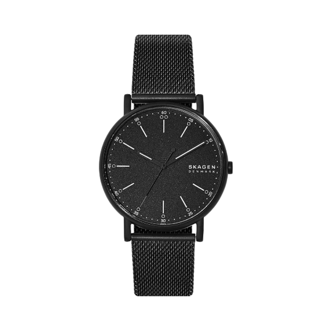 스카겐 시그니쳐 쿼츠 쓰리핸드 40mm 스테인리스 스틸 메쉬 미드나잇(Skagen Signature Quartz Three-Hand 40mm Stainless Steel Mesh Midnight)