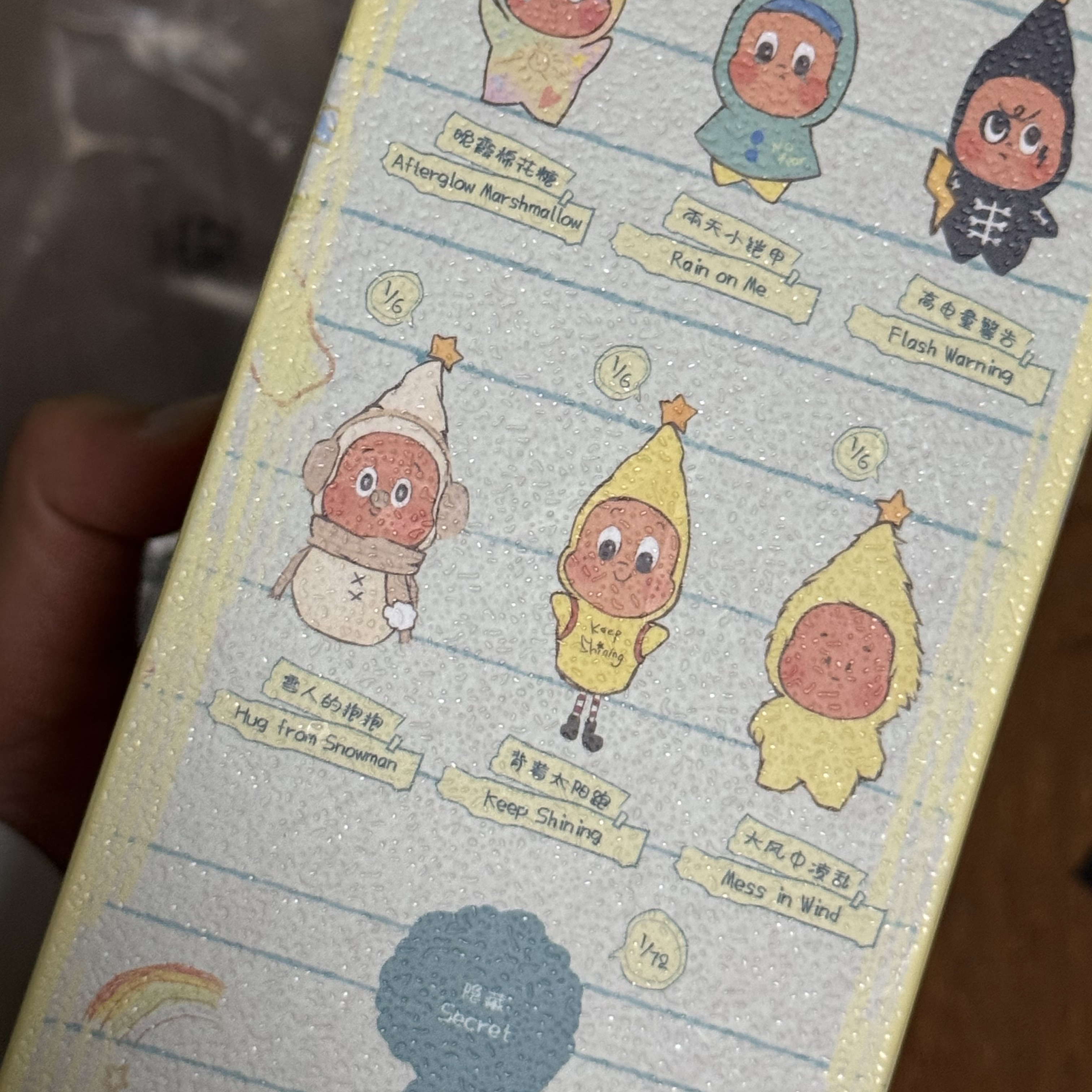Pop Mart Twinkle Twinkle Sweet Dreams Forecast Series Plush Pendant Sealed Case (1 Blind Box) 착용 스타일 - 2