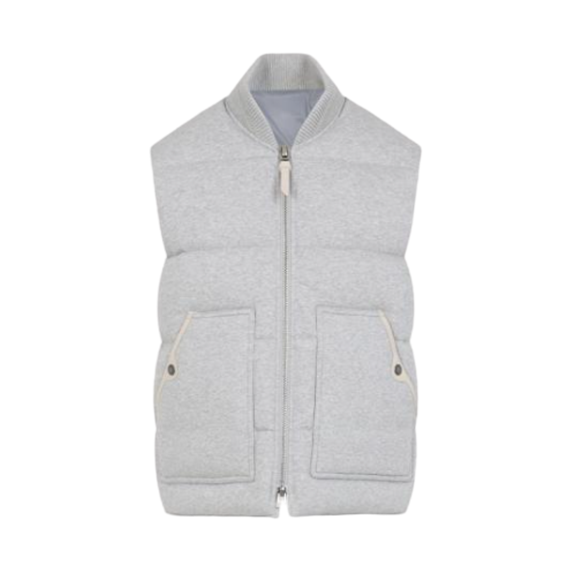 JIS006-JMC064-IG080 Tom Ford Downlined Gilet Light Grey