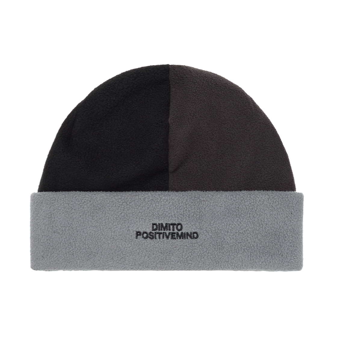 WVEN16152 Dimito Color Block Fleece Beanie Grey