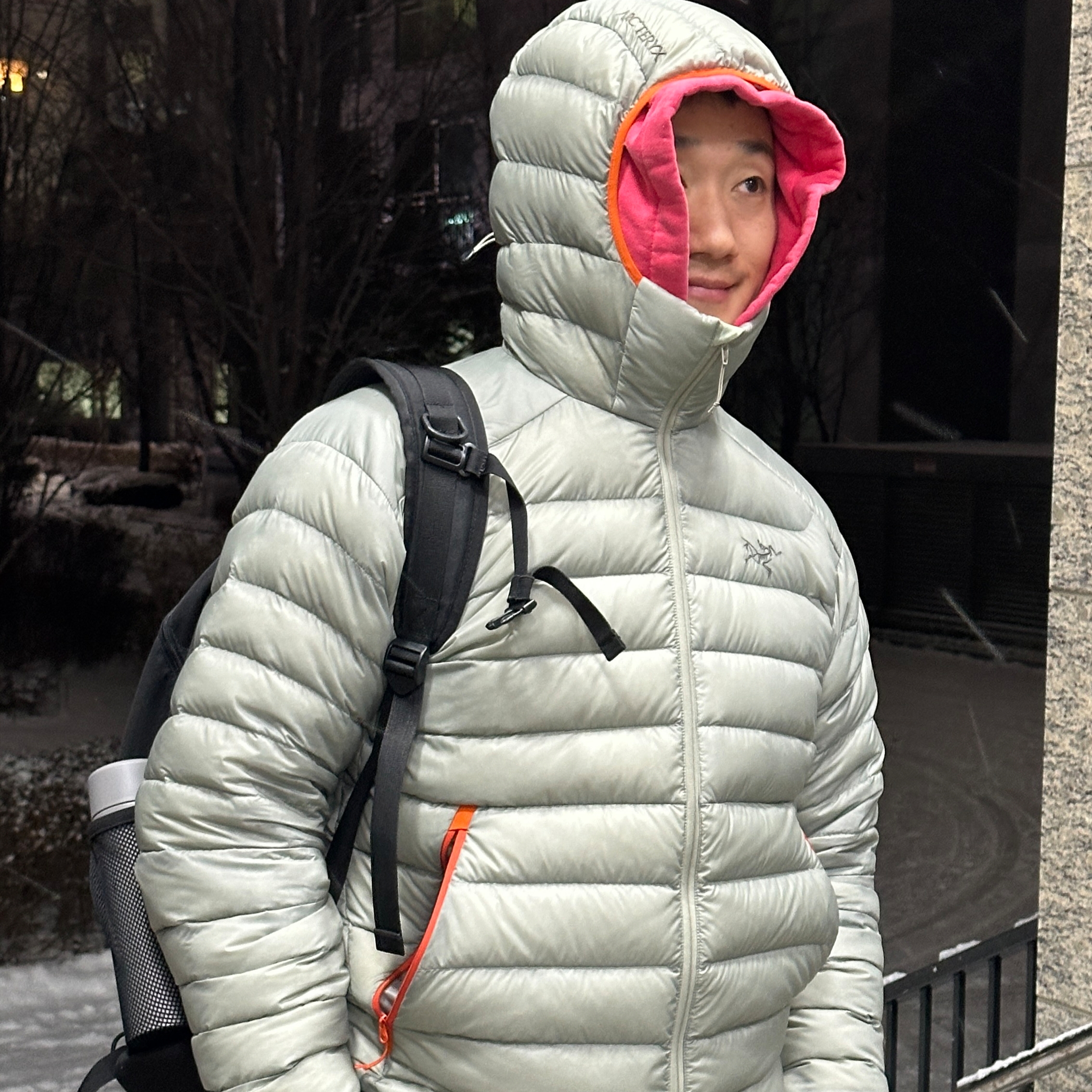 Arc'teryx Cerium Hoody Habitat 착용 스타일 - 1