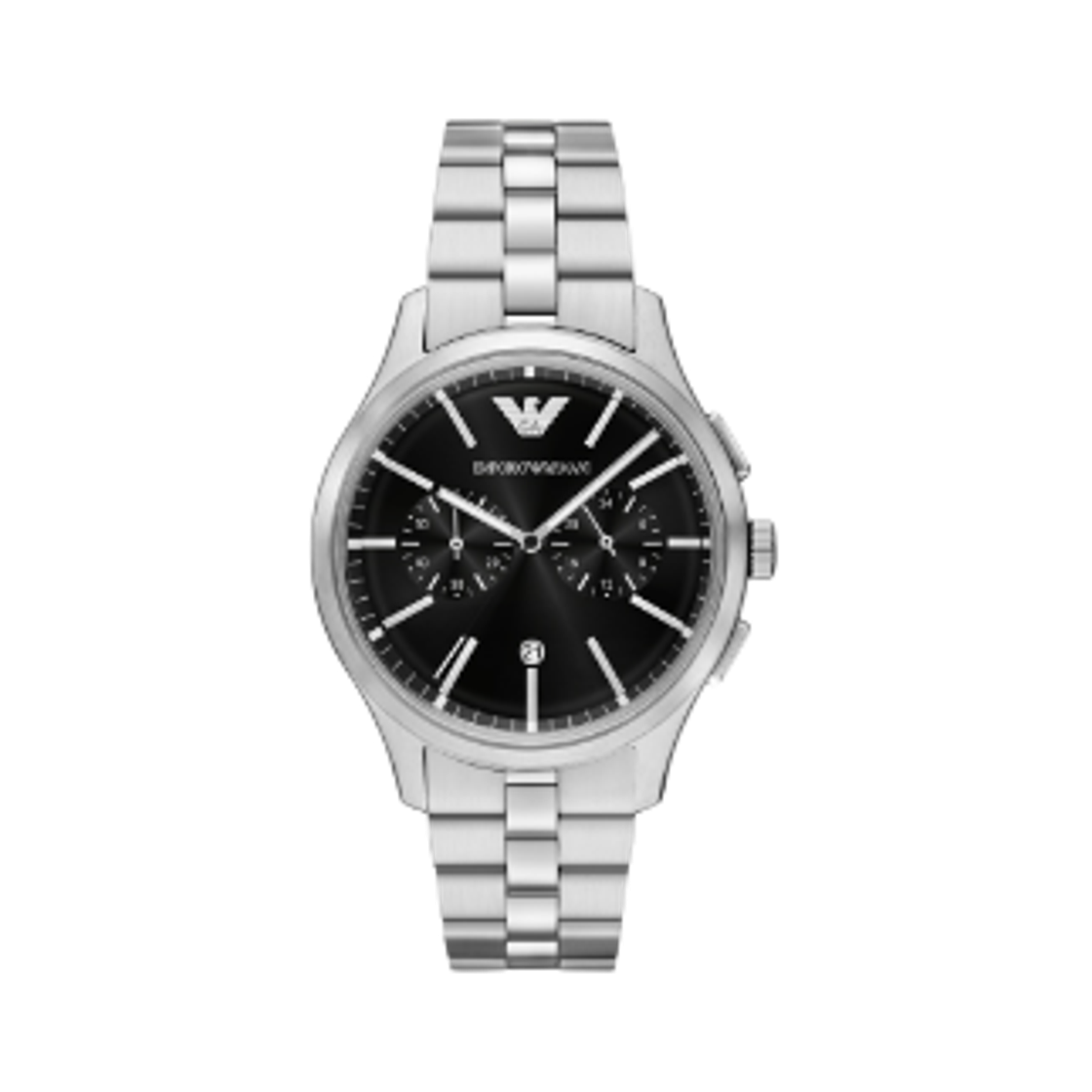 AR11691 Emporio Armani Quartz Chronograph 42mm Stainless Steel Black Silver