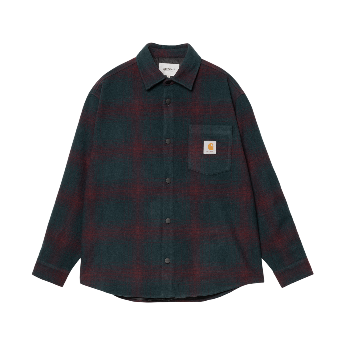 I035324-34K-XX Carhartt WIP Brennan Shirt Jac Brennan Check Deep Lagoon Rondo