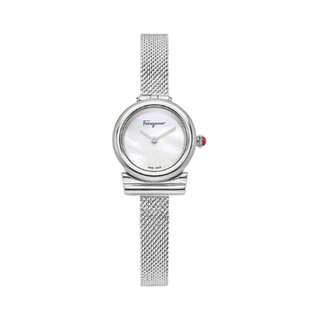 (W) 페라가모 쿼츠 22mm 실버((W) Ferragamo Quartz 22mm Silver)