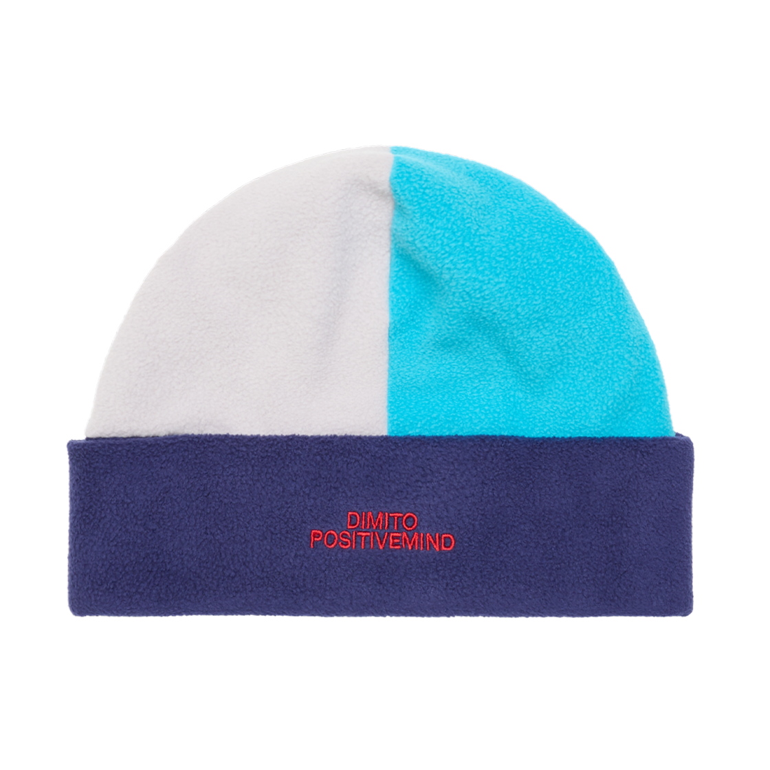 WVEN16197 Dimito Color Block Fleece Beanie Navy