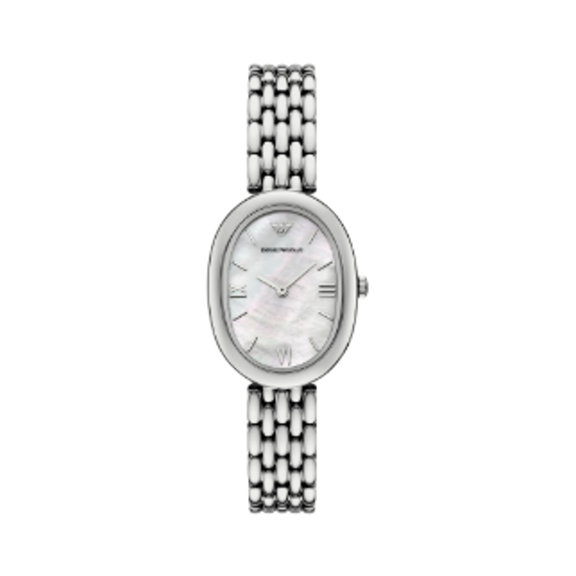 AR11706 (W) Emporio Armani Quartz Two-Hand 34mm Stainless Steel Mother of Pearl Silver