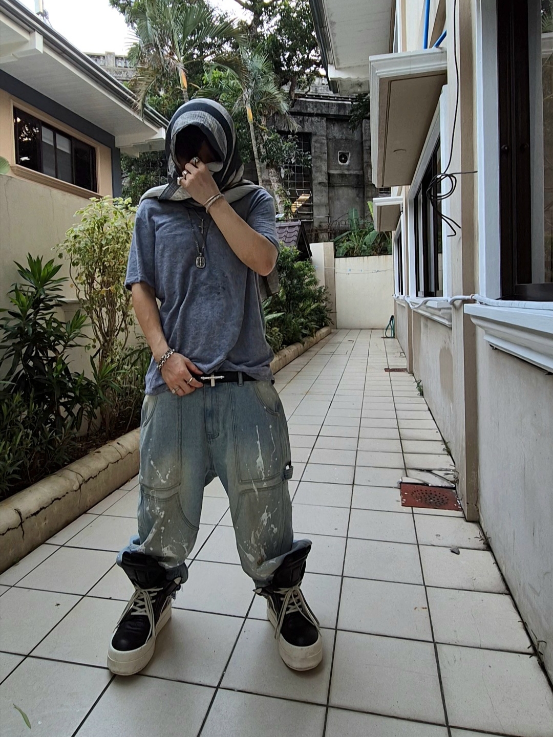 Wapworks Work Double Knee Carpenter Pants Oldmillblue, Rick Owens Concordians Mega Bumper Geobasket 착용 스타일 - 1