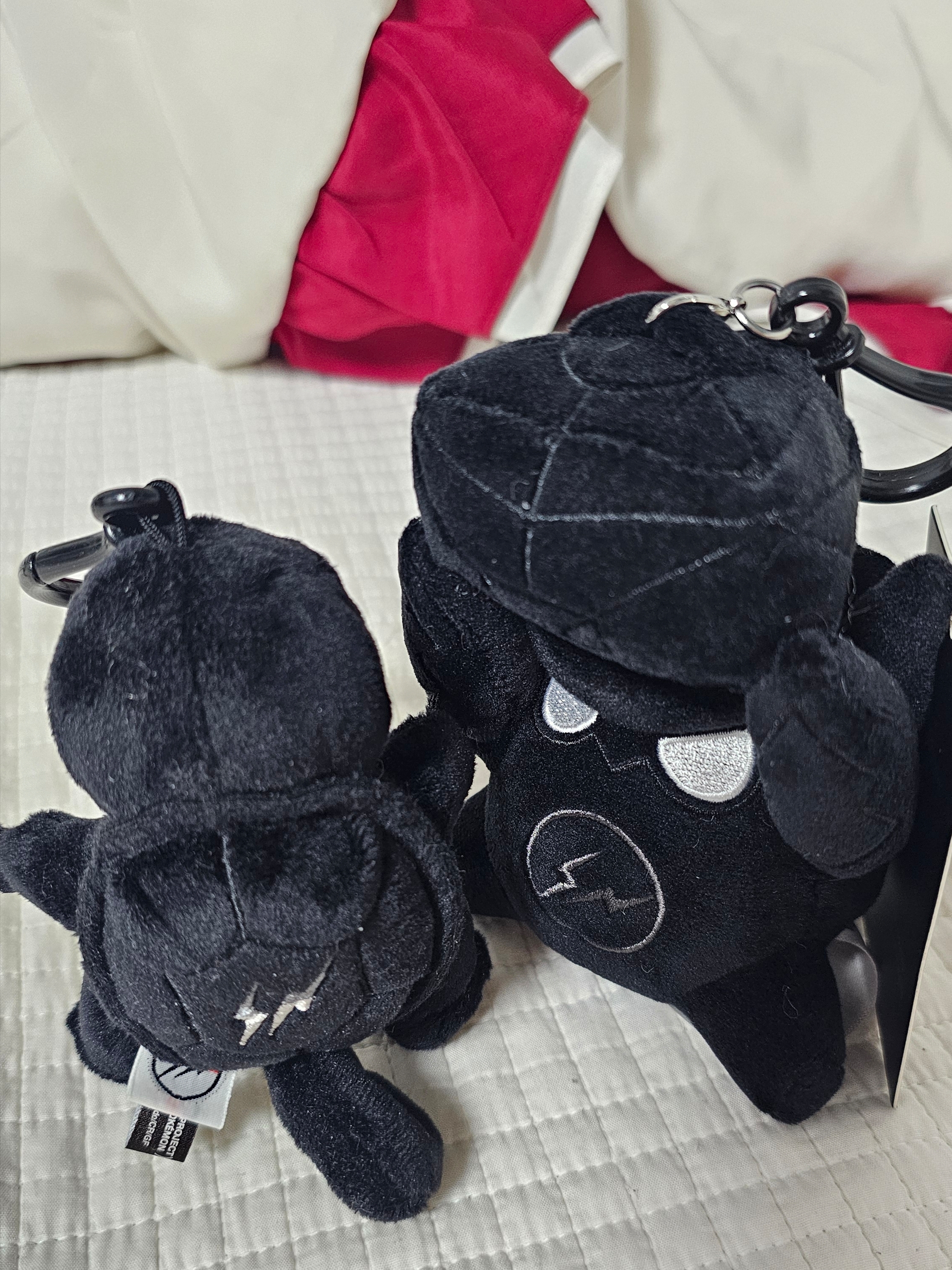 Fragment x Pokemon INN Thunderbolt Project TBP Mascot Key Ring Zenigame Black 착용 스타일