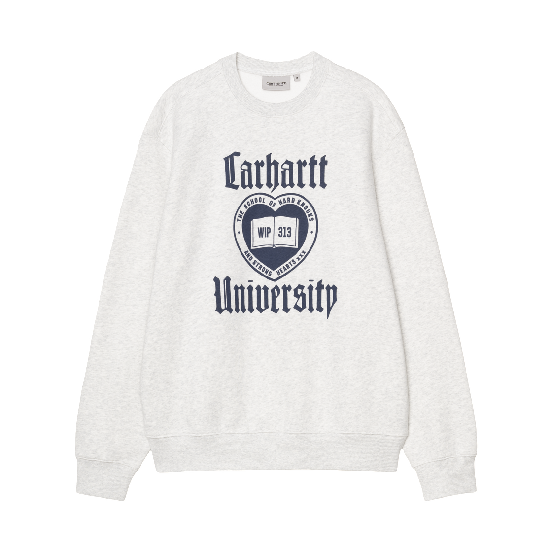 I035642-482-XX Carhartt WIP Schooling Sweatshirt Ash Heather