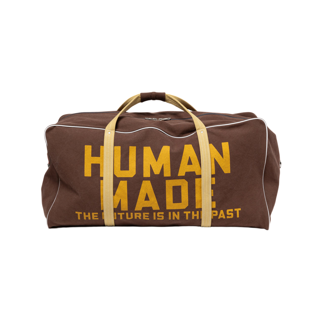 휴먼 메이드 캔버스 보스턴 백 라지 브라운 | Human Made | KREAM