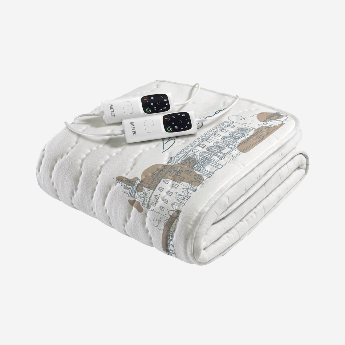 이메텍 퓨어 코튼 일렉트릭 블랭킷 싱글 IMB-096(IMETEC Pure Cotton Electric Blanket Double IMB-096) - 2