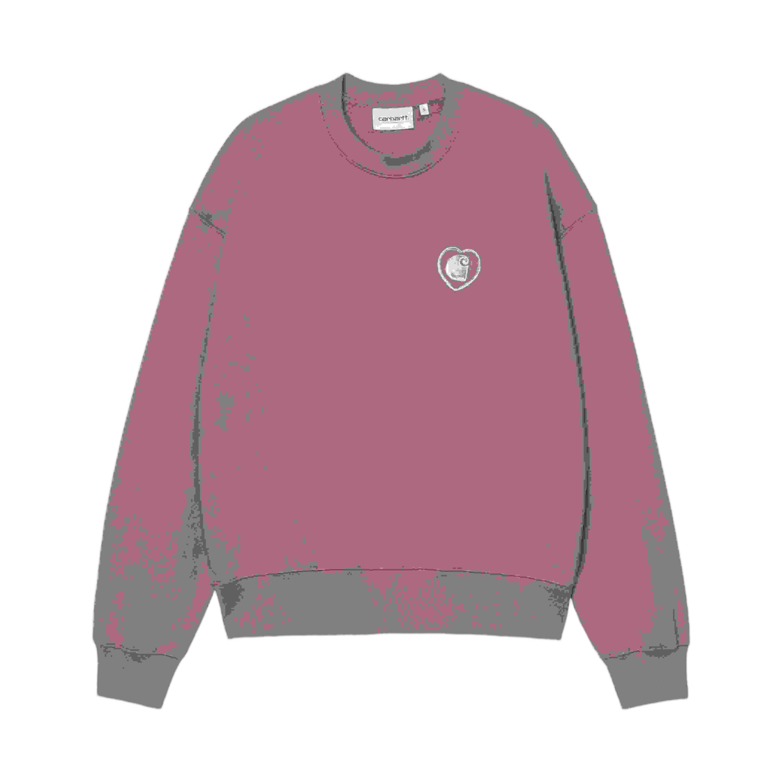 (W) 칼하트 WIP 하트 오브 하트 스웨트셔츠 필록스((W) Carhartt WIP Hearts of Hartts Sweatshirt Phlox) - 1