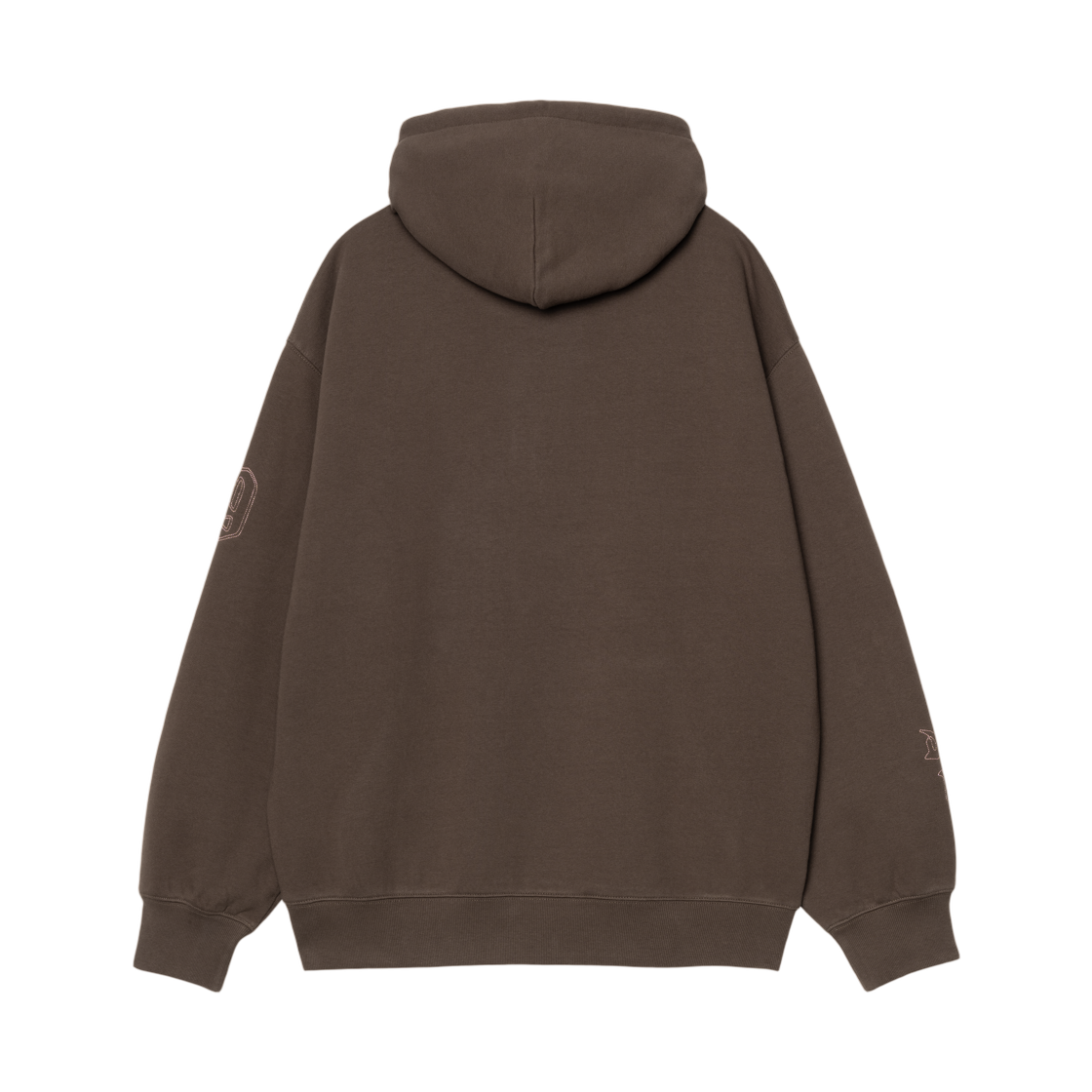 칼하트 WIP 후드 핵워크 스웨트셔츠 비톨라 글래시 핑크(Carhartt WIP Hooded Hackwork Sweatshirt Vitola Glassy Pink) - 2