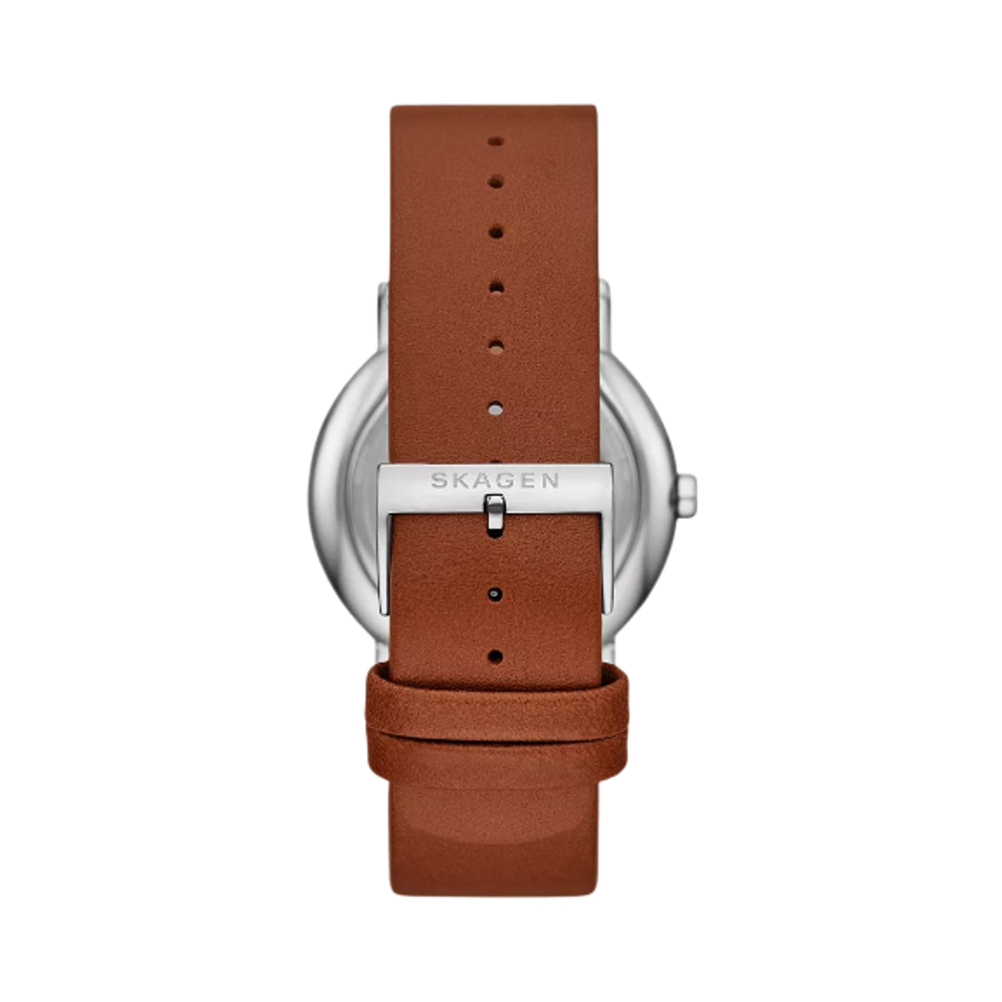 스카겐 시그니쳐 쿼츠 멀티펑션 40mm 크림 레더 브라운(Skagen Signature Quartz Multifunction 40mm Cream Leather Brown) - 2