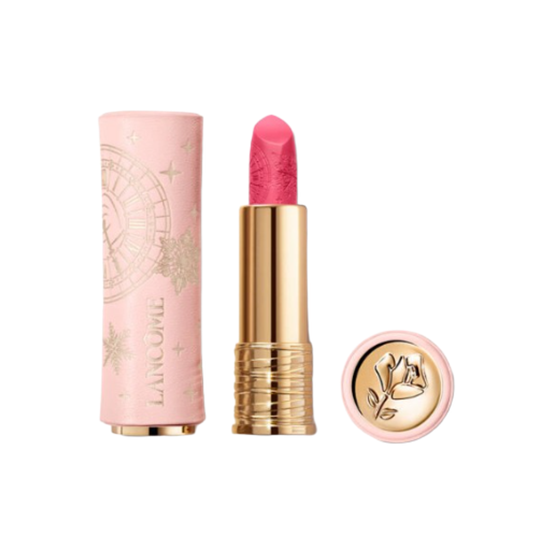 랑콤 2025 홀리데이 압솔뤼 루즈 드라마 마뜨 립스틱 025 핑크 익스프레스(Lancome 2025 Holiday Absolue Rouge Drama Matte Lipstick 025 Pink Express)
