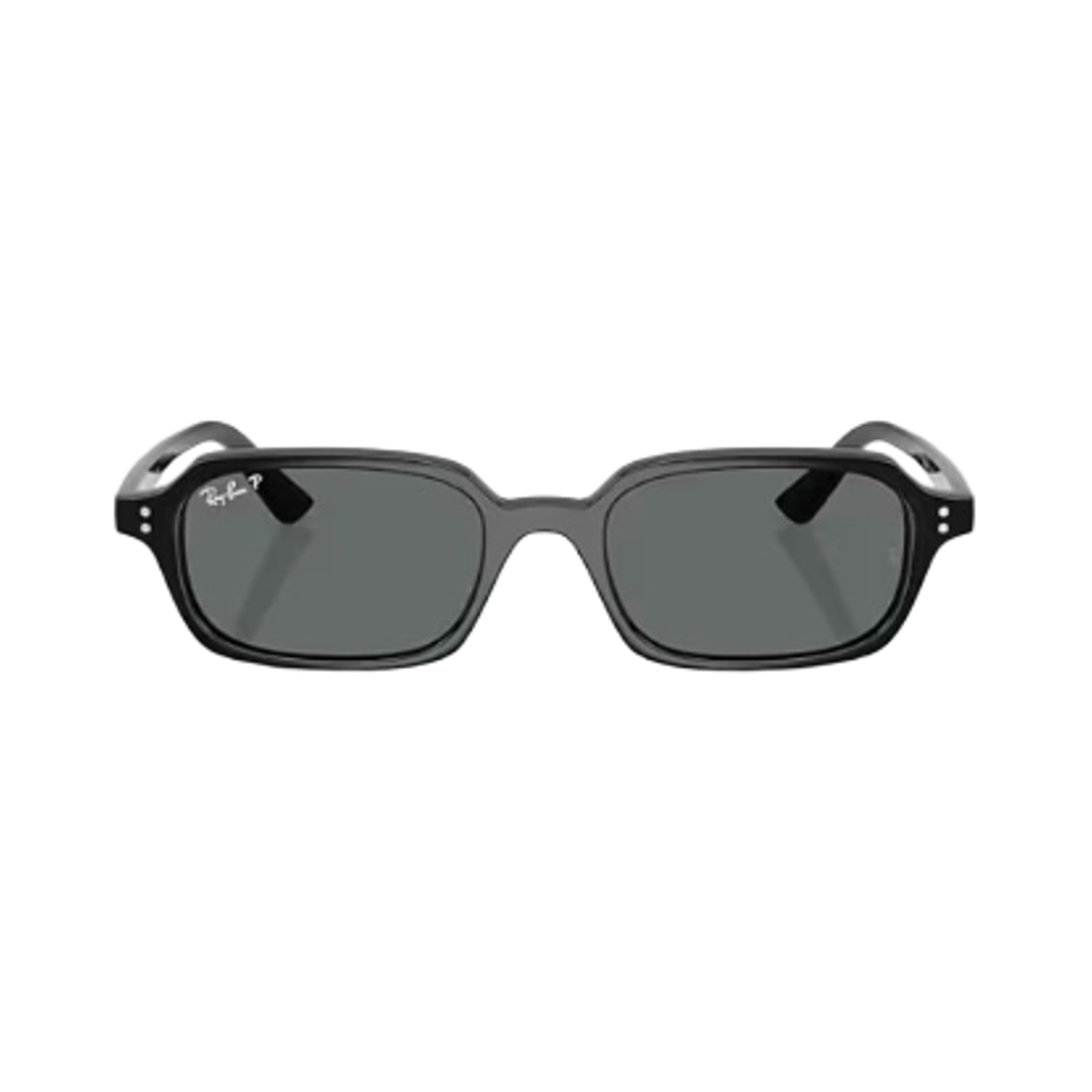 레이밴 주리 바이오 베이스드 폴리쉬드 블랙 프레임 다크 그레이 폴라 렌즈 로우 브릿지 핏(Ray-Ban Zuri Bio-Based Polished Black Frame Dark Grey Polar Lenses Low Bridge Fit)