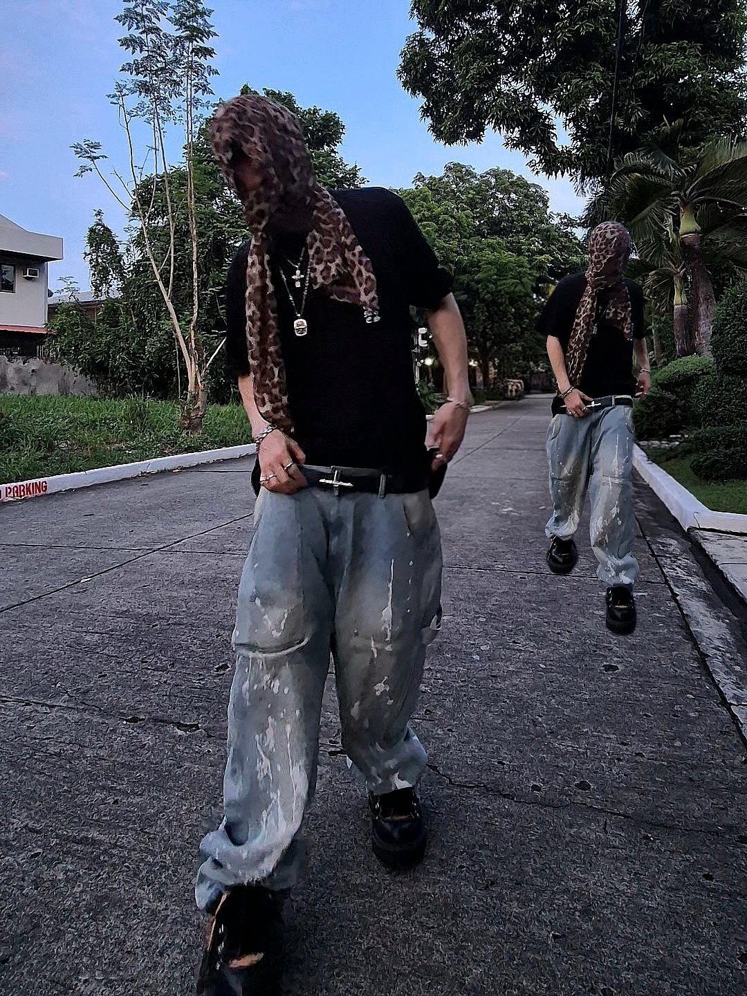 Wapworks Work Double Knee Carpenter Pants Oldmillblue, Louis Vuitton LV Remix Derby Black 착용 스타일 - 2