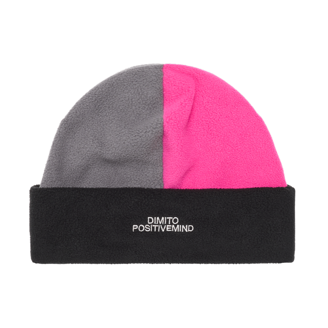 WVEN16112 Dimito Color Block Fleece Beanie Black