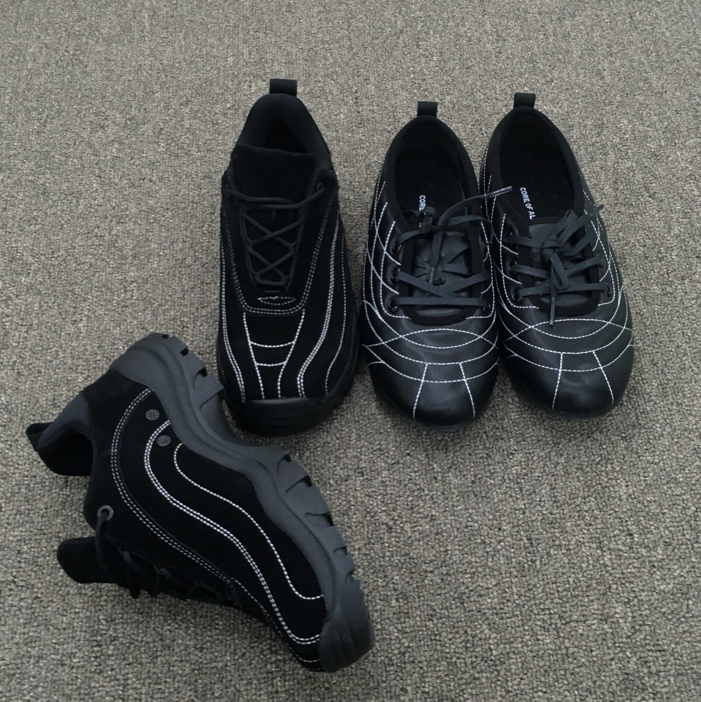 COREOFALCHEMY Balance Hyper Trekking Shoes Black 착용 스타일 - 4