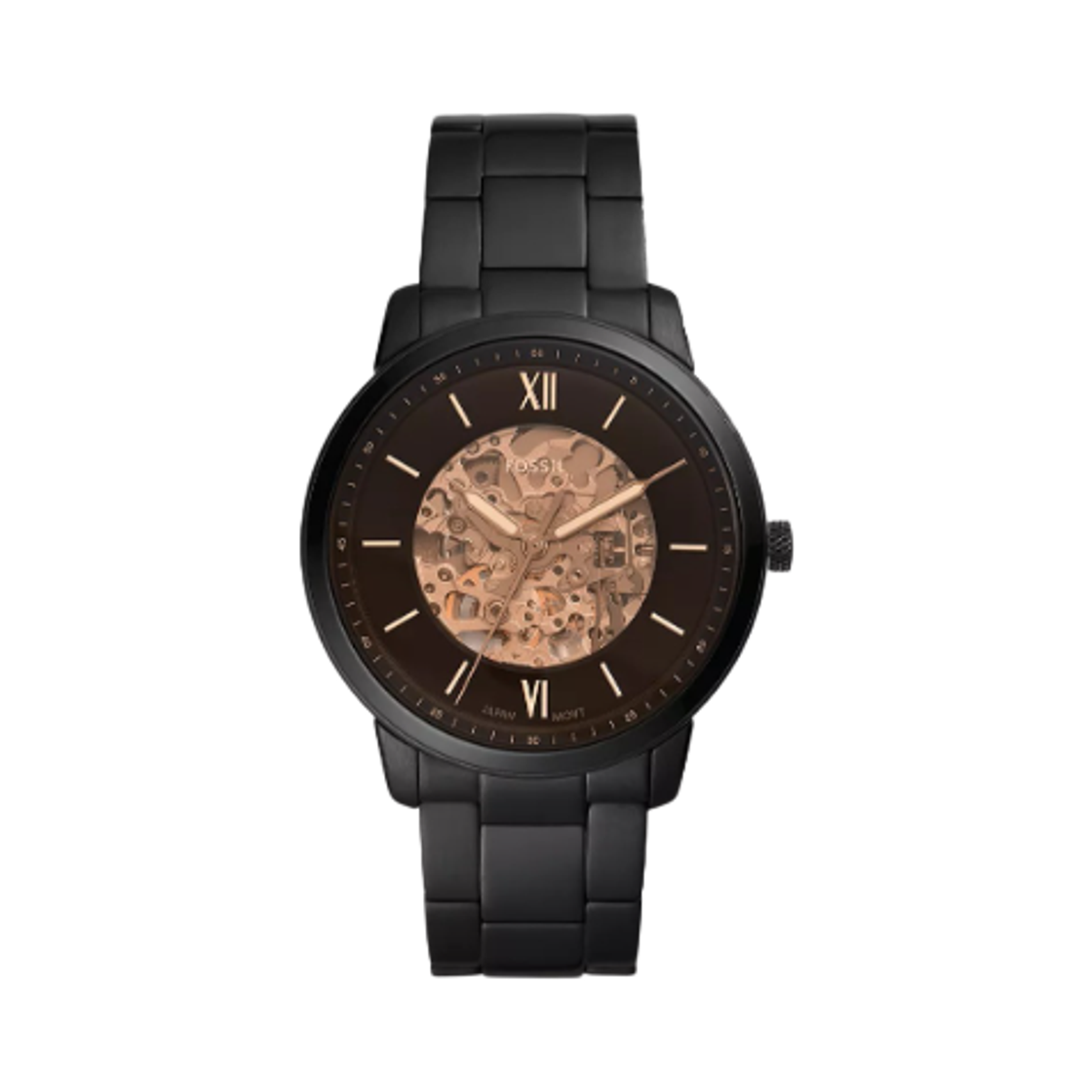ME3183 Fossil Neutra Automatic Three-Hand 44mm Stainless Steel Black