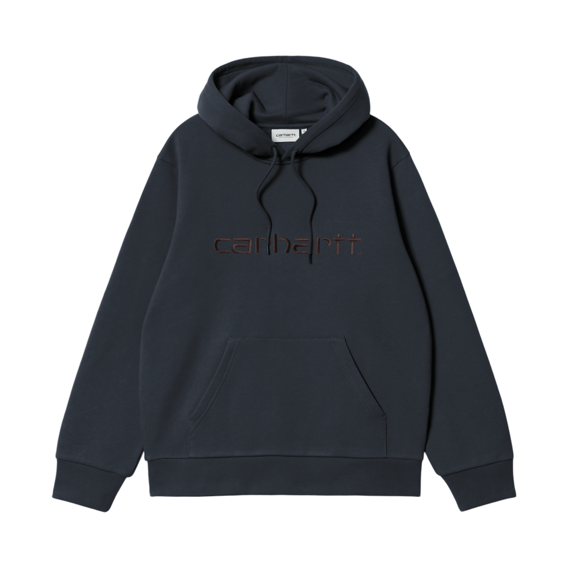 칼하트 WIP 후드 칼하트 스웨트셔츠 딥 나이트 팔리샌더(Carhartt WIP Hooded Carhartt Sweatshirt Deep Night Palisander)