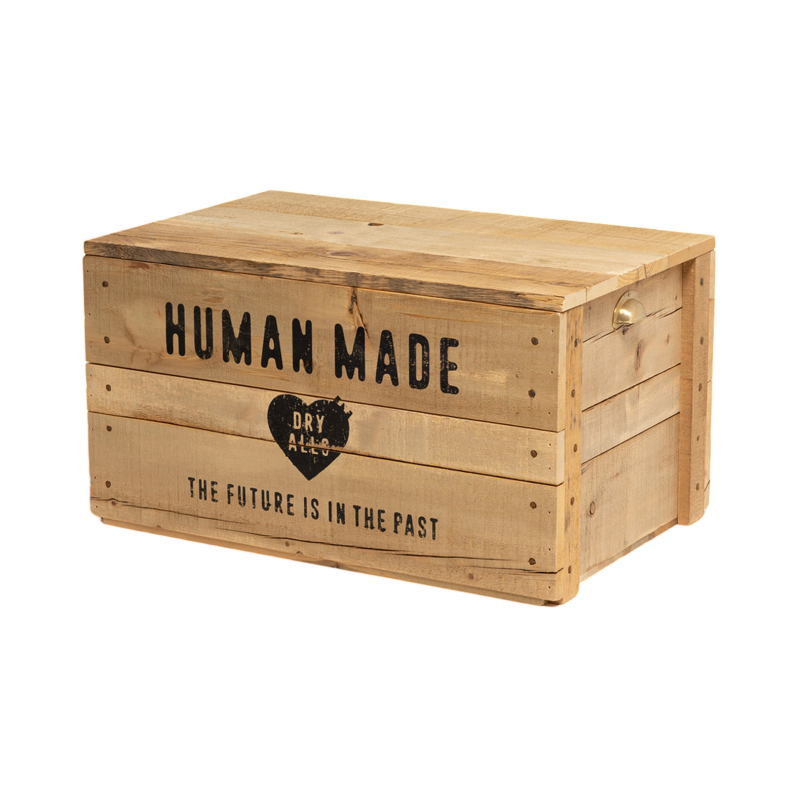 HM30GD082 Human Made Wood Container Brown