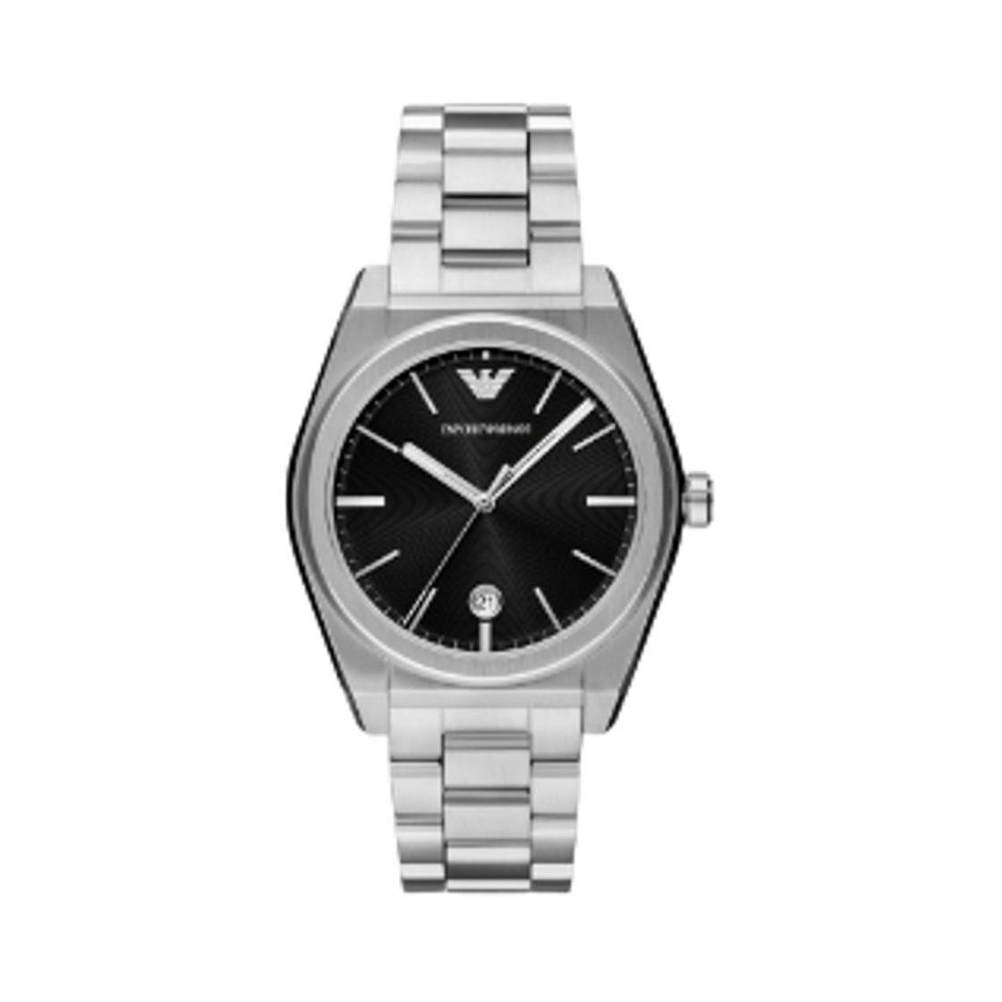 AR11622 Emporio Armani Quartz Three-Hand Date 41mm Stainless Steel Black Silver