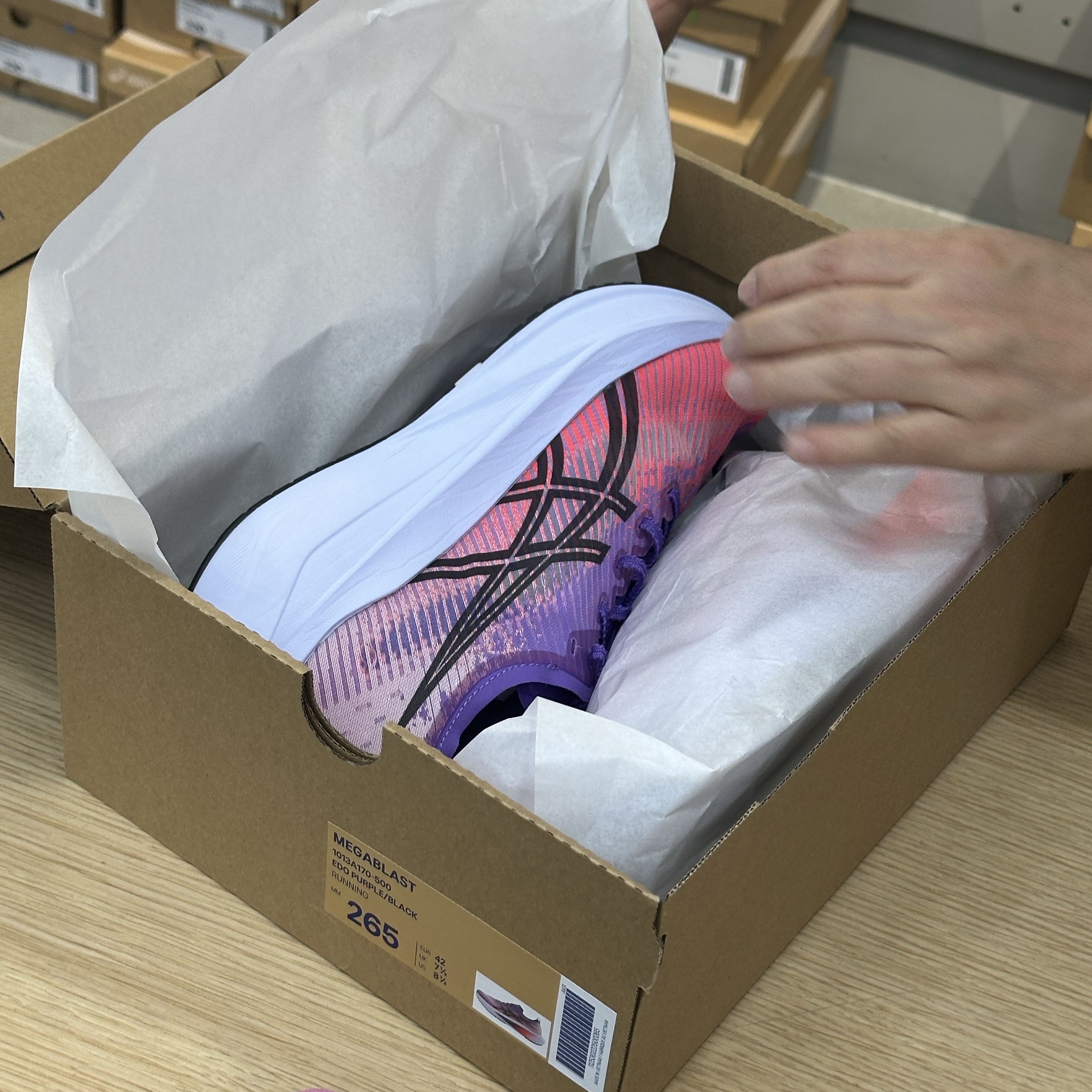 Asics Megablast Edo Purple Black 착용 스타일 - 7