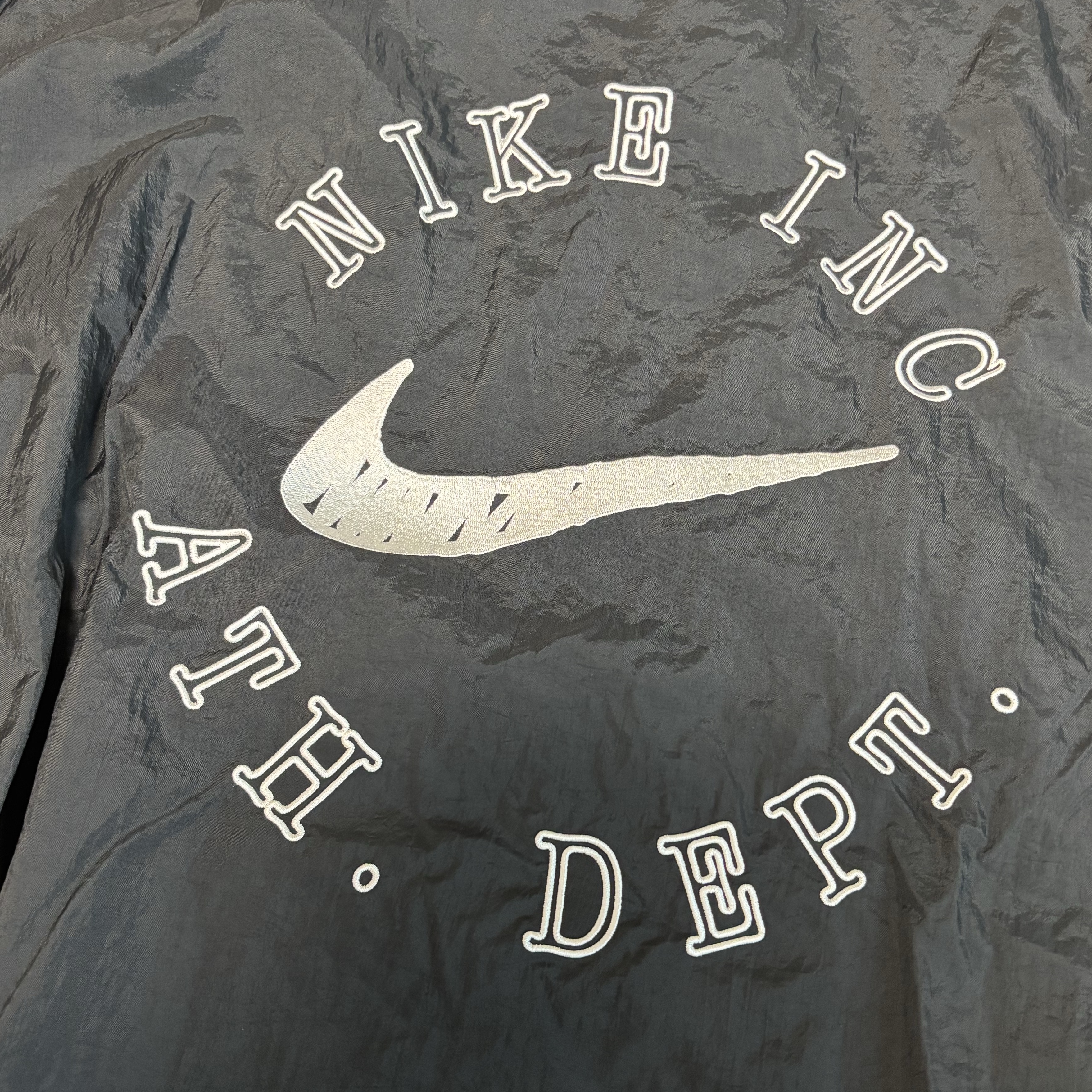 Nike Club Oversized Woven Track Jacket Off Noir College Grey - Asia 착용 스타일 - 3