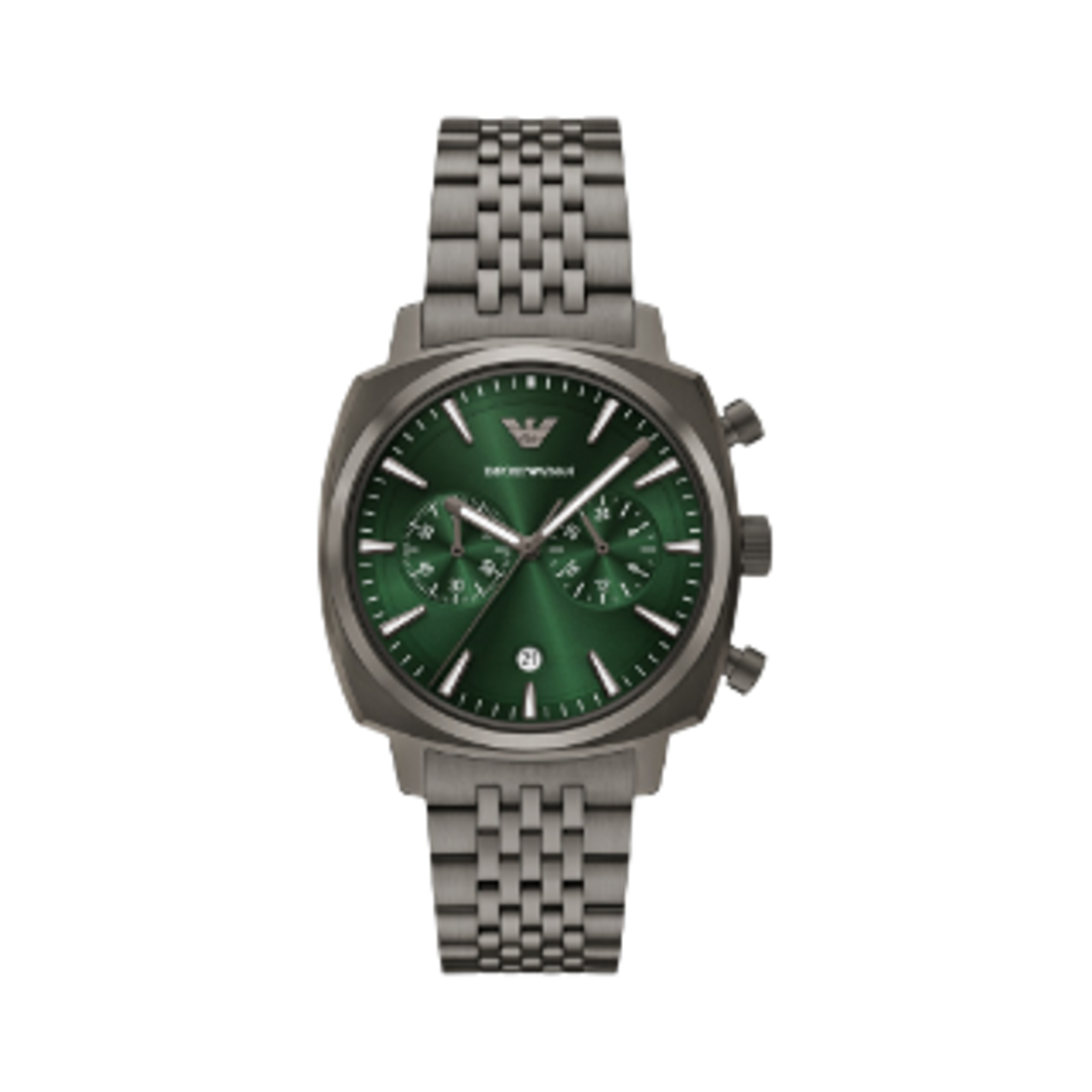 AR11689 Emporio Armani Quartz Chronograph 40mm Stainless Steel Green Gunmetal