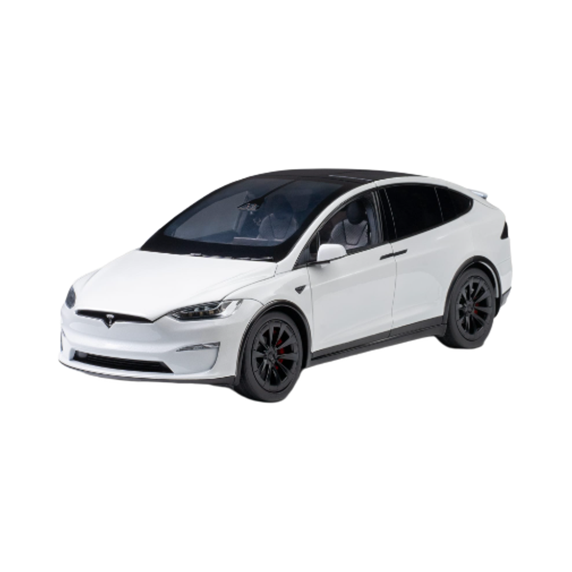 테슬라 1:18 모델 X P2 다이캐스트 펄 화이트 멀티코트(Tesla 1:18 Model X P2 Diecast Pearl White Multi-Coat)