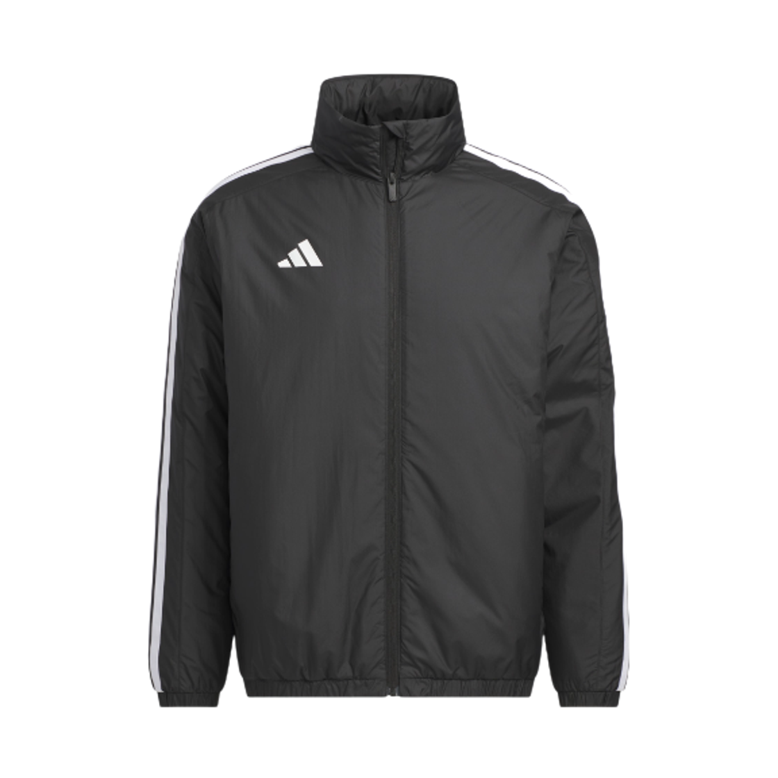 아디다스 3 스트라이프 루즈 핏 패디드 윈드 자켓 블랙 - KR 사이즈