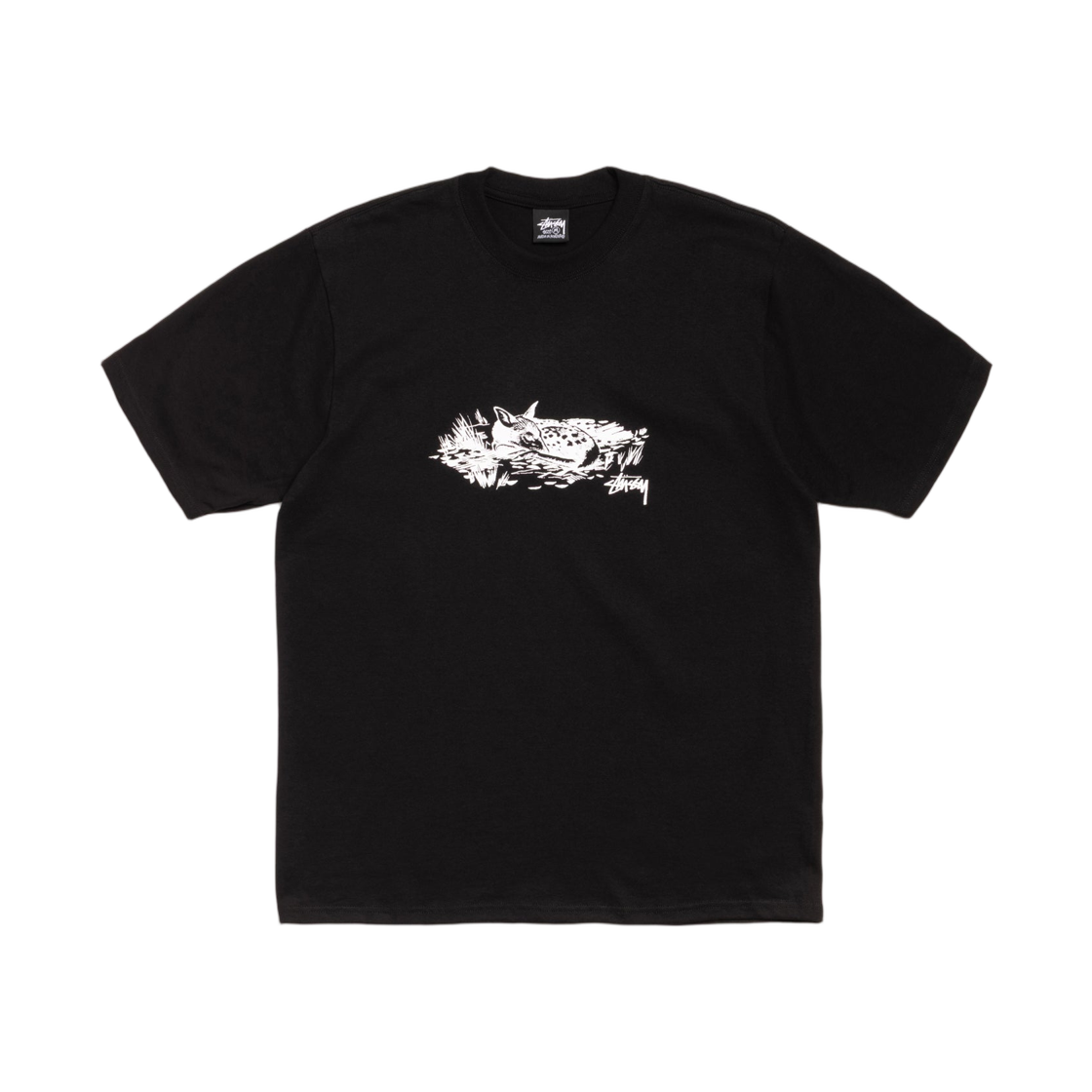 1905143 Stussy Fawn T-Shirt Black