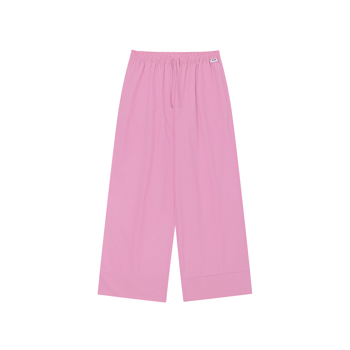 Unisex Pink Solid One-mile Long Pants Foli Unisex Solid One-mile Long Pants Pink