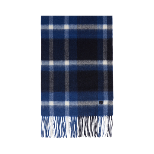 CATONE-005 (W) Weekend Max Mara Catone Jacquard Cashmere Scarf Ultramarine