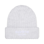 Supreme Chunky Rib Classic Logo Beanie Ash Grey - 25FW