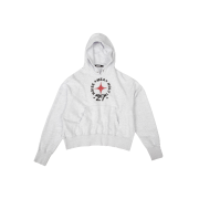 Mea Damaged 27 Hoodie Melange Grey