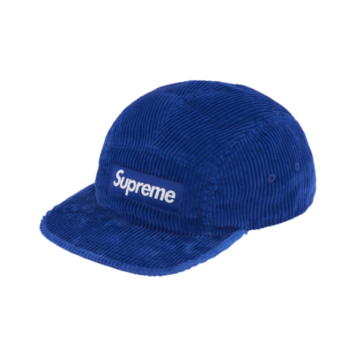 슈프림 코듀로이 캠프캡 로얄 - 25FW