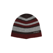 Covernat Logo Stripe Uncuffed Beanie Wine