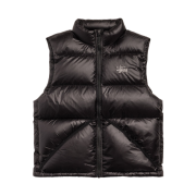 Stussy Micro Ripstop Down Vest Black