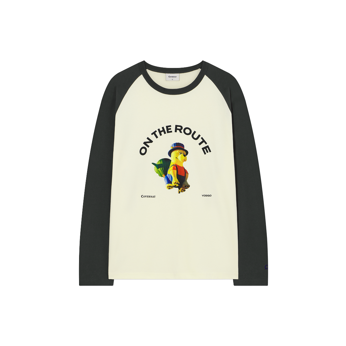 CO2503LTY1IV [Covernat X Yosigo] Balloon Festival Ringer Long Sleeve Ivory
