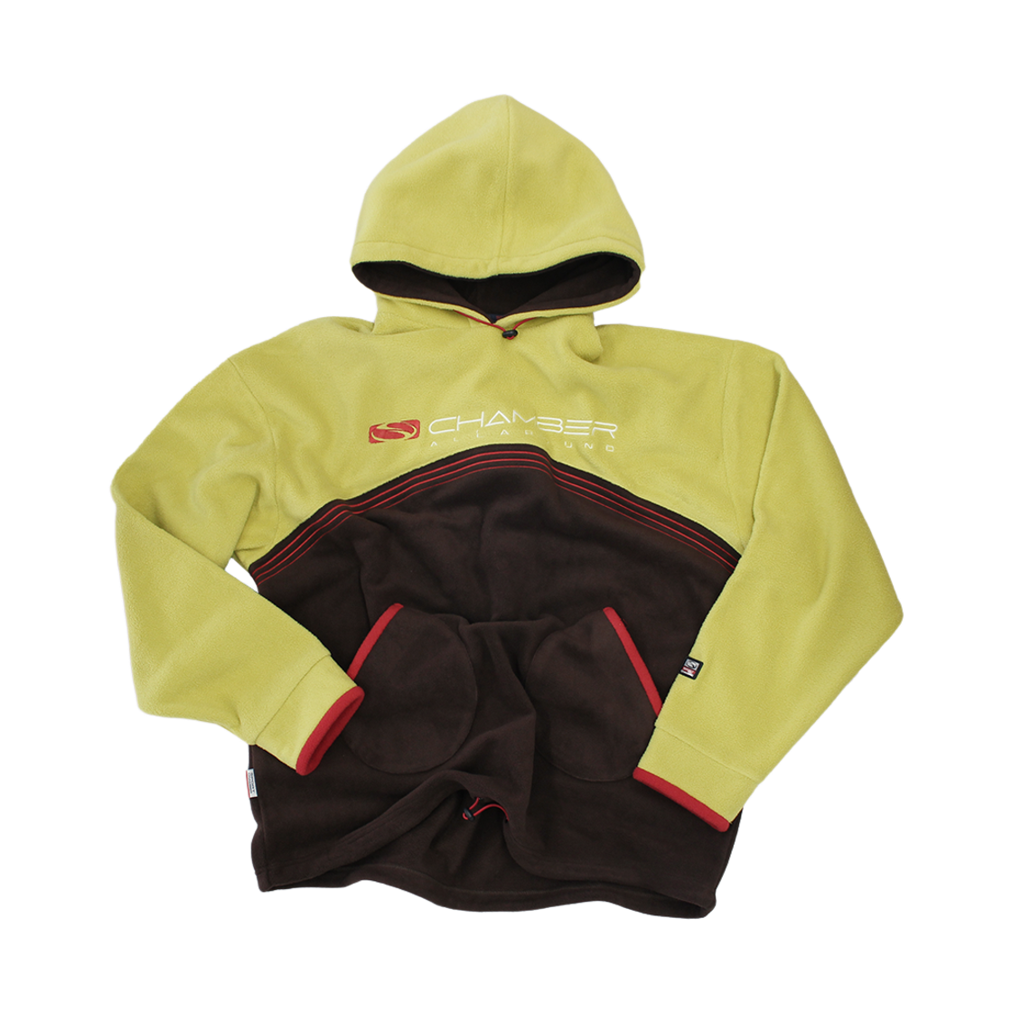 스포츠챔버 벤치 플리스 후드 티셔츠 옐로우(SPORT CHAMBER Bench Fleece Hood T-Shirt Yellow)