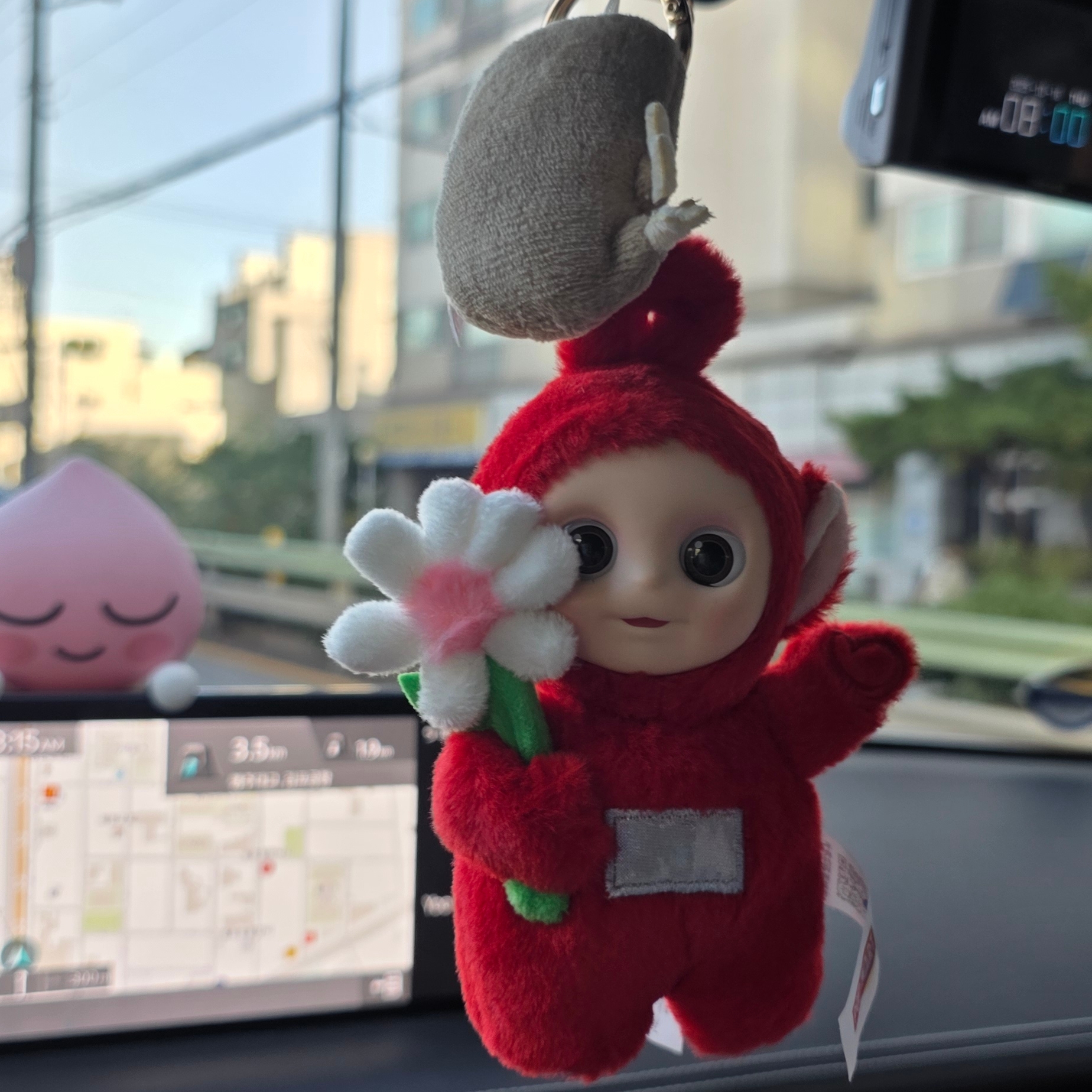 Pop Mart Teletubbies Say Hello Series Figures Sealed Case Po's Happy Flower (Opened Case) 착용 스타일