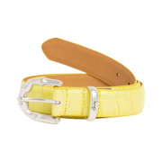 Stussy Bamboo Buckle Belt Citron Croc Pattern