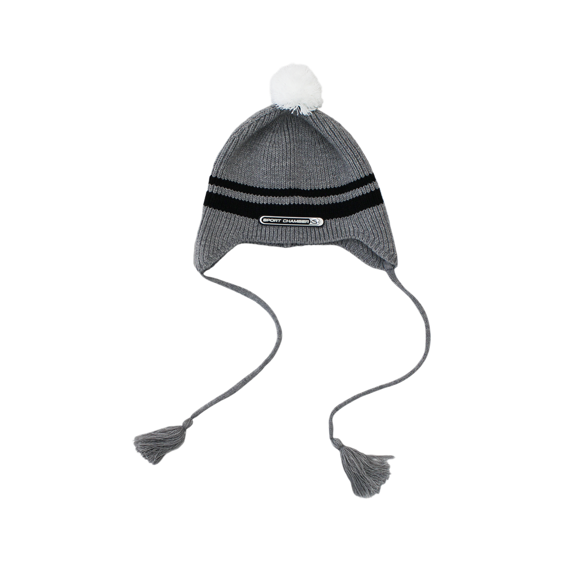 스포츠챔버 루트 이어플랩 비니 그레이(SPORT CHAMBER Route Earflap Beanie Gray)