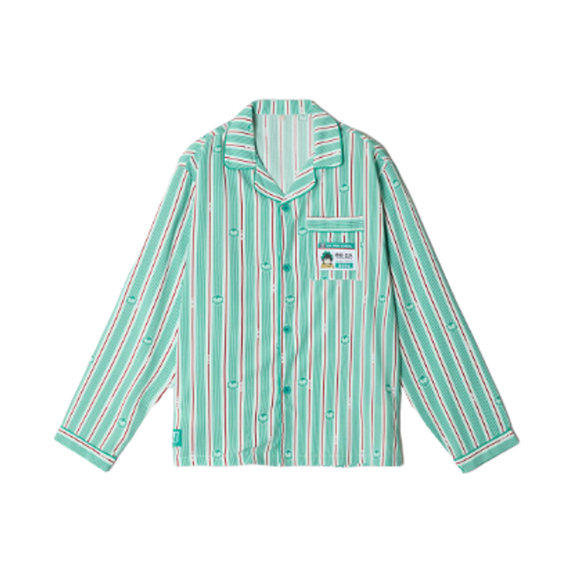 스파오 x 나의 히어로 아카데미아 파자마 세트 그린(Spao x My Hero Academia Pajama Set Green) - 2