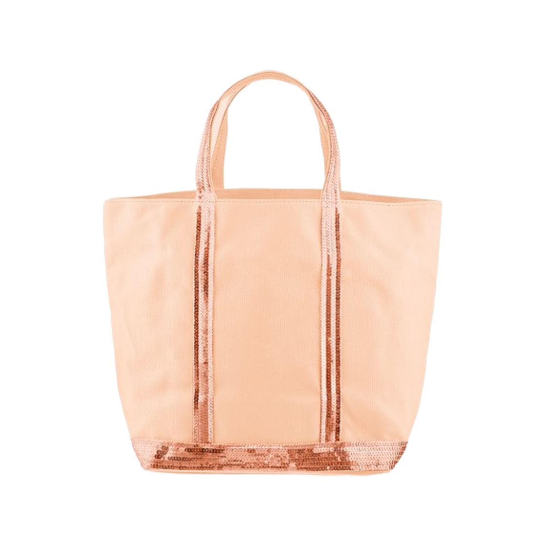바네사 브루노 캔버스 M 카바스 토트 아이보리(Vanessa Bruno Canvas M Cabas Tote Ivory)