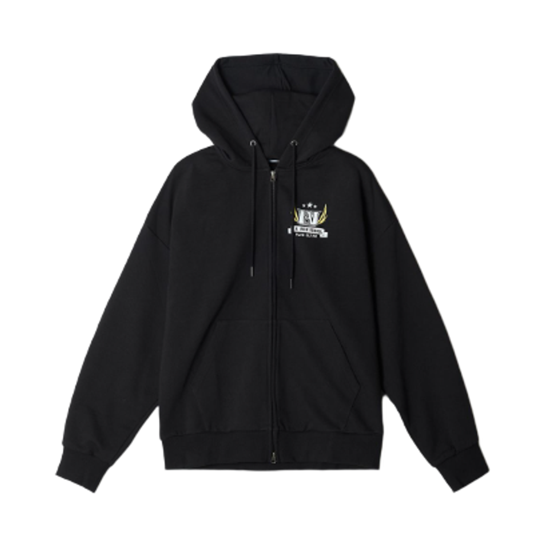 SPMZF4TU01 Spao x My Hero Academia Hoodie Zip Up Black