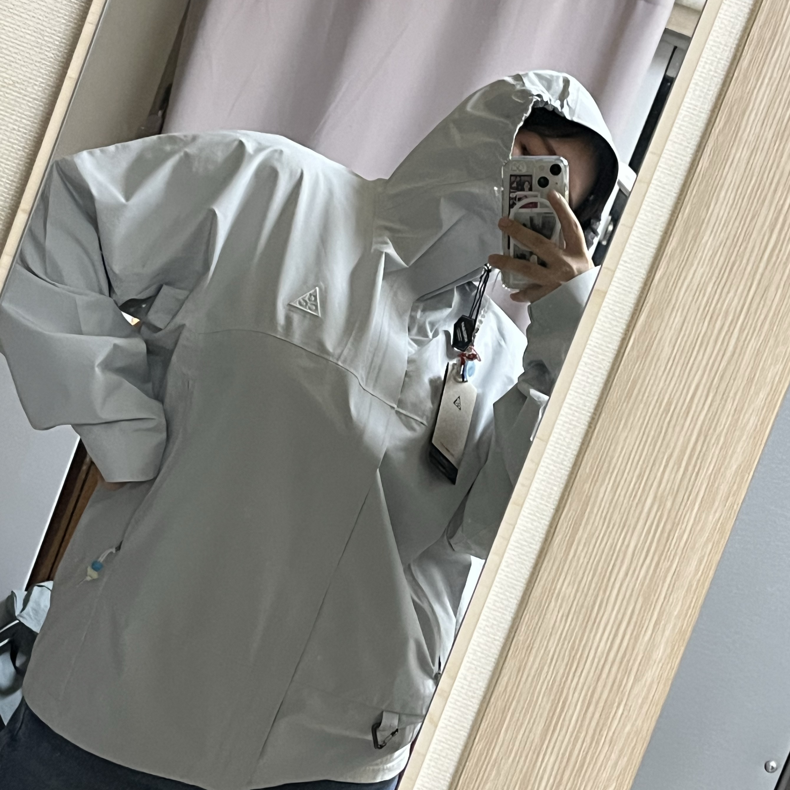 Nike ACG Storm-Fit ADV Cascade Rains Full Zip Jacket Photon Dust - Asia 착용 스타일